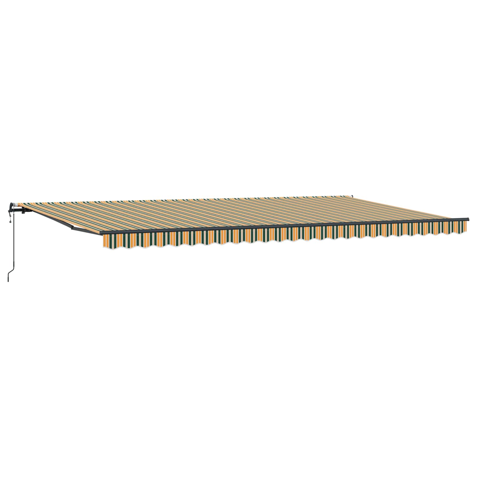 Tenda Retrattile Verde e giallo 600 × 350 cm | homemem39