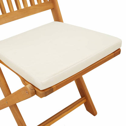 Set Bistro da Giardino 3 pcs Marrone Legno di Acacia Massello | homemem39