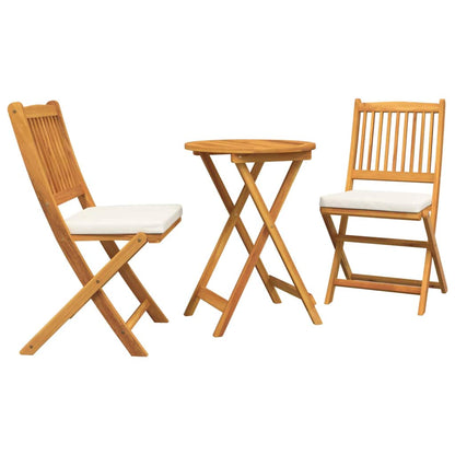 Set Bistro da Giardino 3 pcs Marrone legno massello di acacia - homemem39
