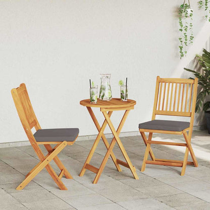 Set Bistro da Giardino 3 pcs Marrone legno massello di acacia - homemem39