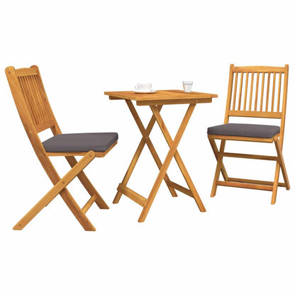 Set Bistro da Giardino 3 pcs Marrone legno massello di acacia - homemem39