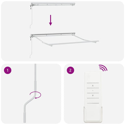 Struttura della tenda Bianco 2,5 x 2 m