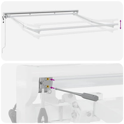 Struttura della tenda Bianco 2,5 x 2 m