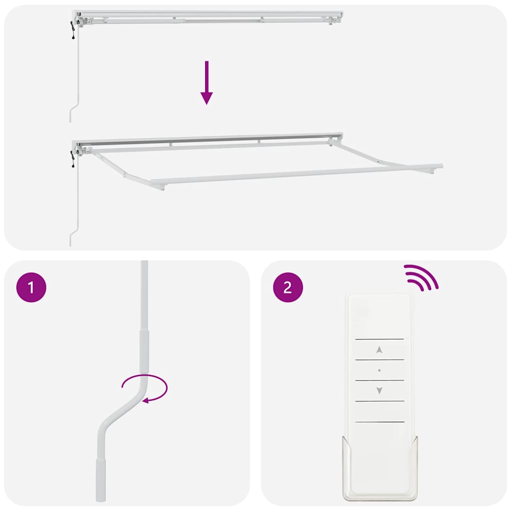 Struttura della tenda Bianco 3,5 x 2 m