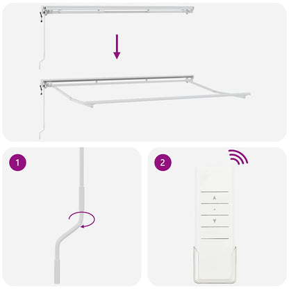 Struttura della tenda Bianco 3,5 x 2 m