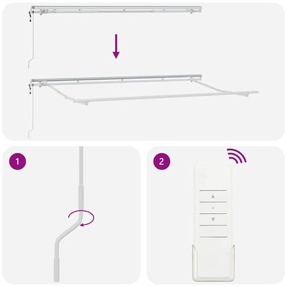 Struttura della tenda Bianco 4 x 2 m Metallo