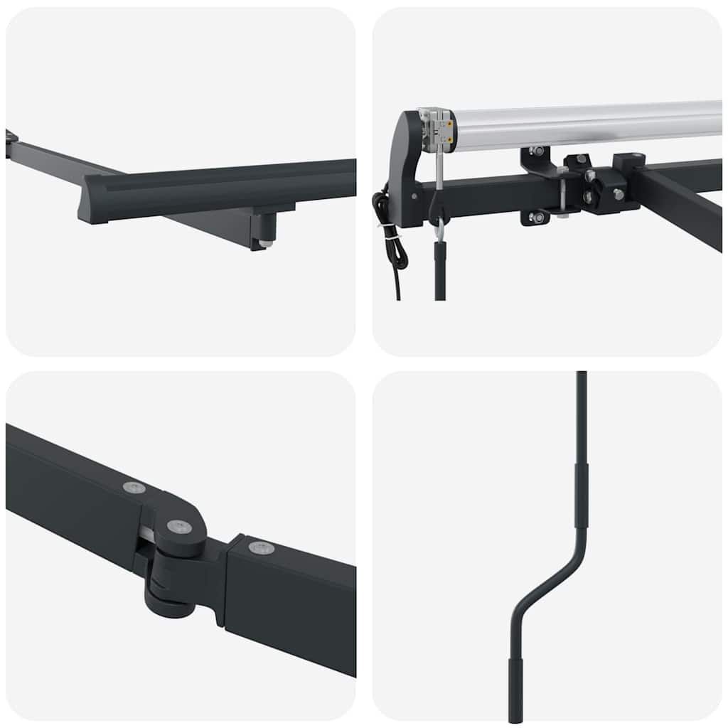 Struttura della tenda Antracite 2,5 x 2 m Metallo