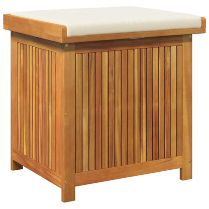Scatola Cuscini da Esterno 60x50x61 cm Legno Massello Acacia - homemem39