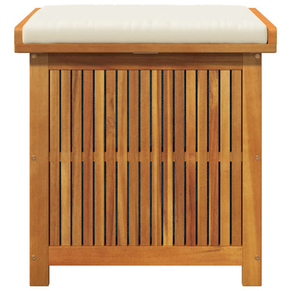 Scatola Cuscini da Esterno 60x50x61 cm Legno Massello Acacia - homemem39