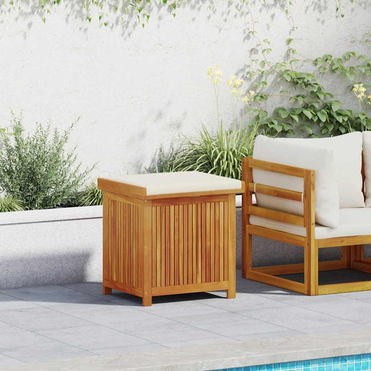 Scatola Cuscini da Esterno 60x50x61 cm Legno Massello Acacia - homemem39