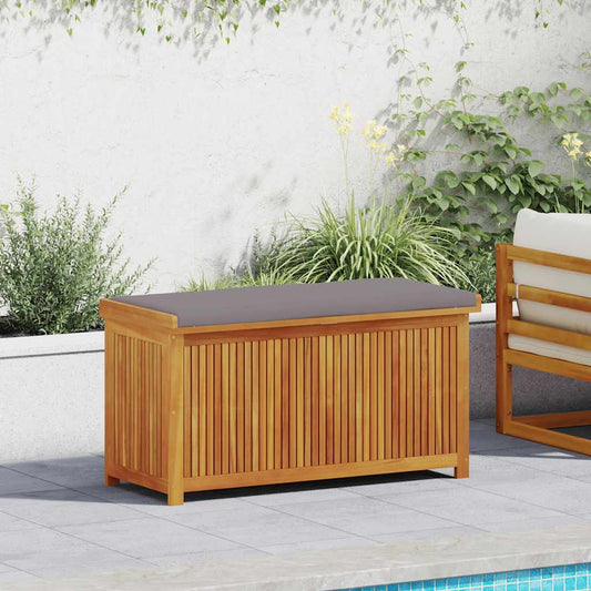 Scatola Cuscini da Esterno 113x50x60,5 cm Legno Massello Acacia - homemem39