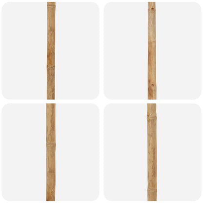 Ombrello da giardino Bianco Crema Ø 217 x 230 cm Bambù | homemem39