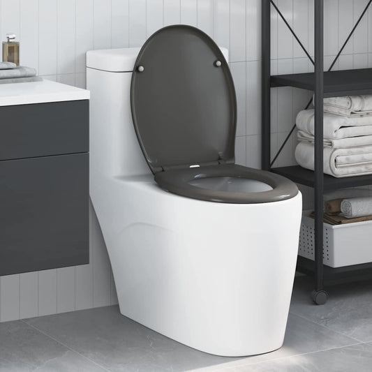 Sedile del WC con rilascio rapido Antracite