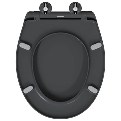Sedile del WC con rilascio rapido Antracite