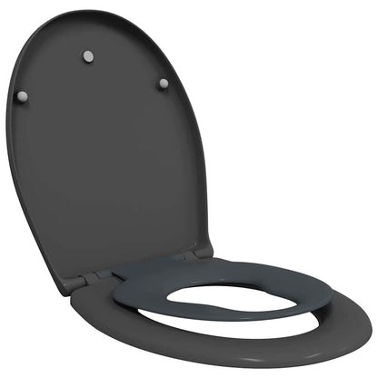 Sedile del WC con rilascio rapido Antracite