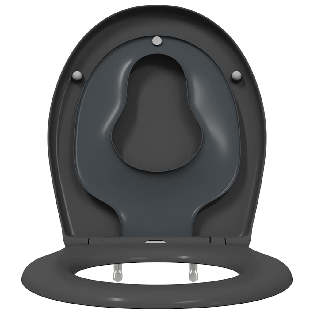 Sedile del WC con rilascio rapido Antracite
