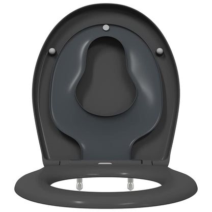 Sedile del WC con rilascio rapido Antracite