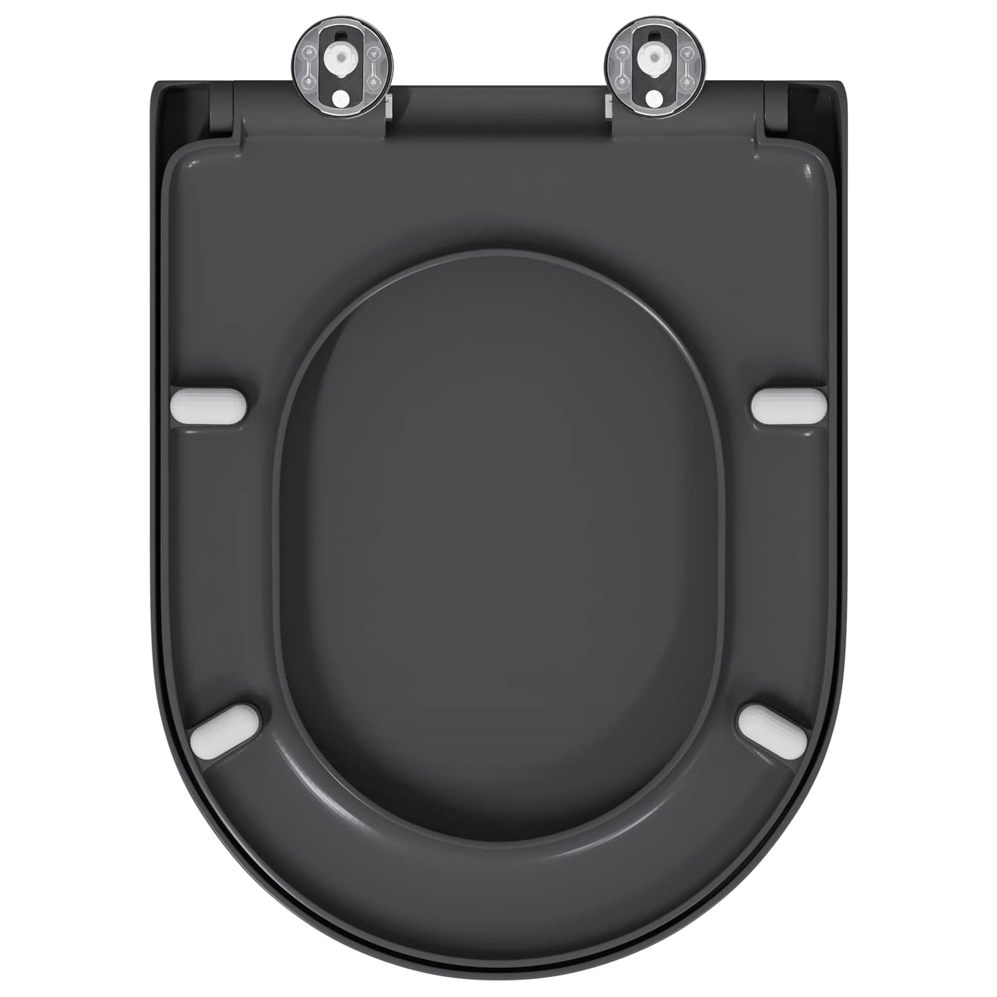 Sedile del WC Antracite 49 x 36 x 4 cm Duroplast