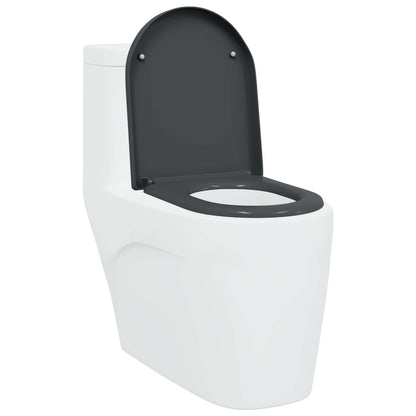 Sedile del WC Antracite 49 x 36 x 4 cm Duroplast