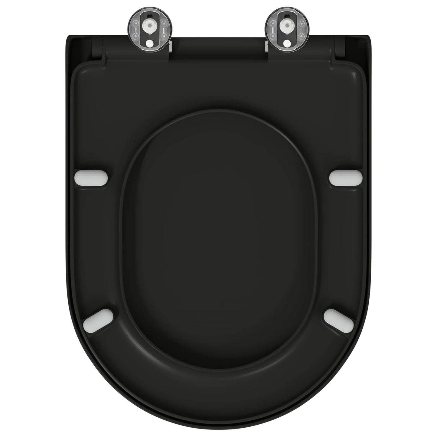 Sedile del WC Nero 49 x 36 x 4 cm Duroplast | homemem39