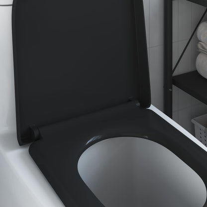 Sedile del WC Nero 49 x 36 x 4 cm Duroplast | homemem39