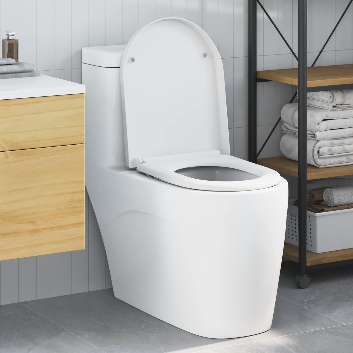 Sedile del WC Bianco 49 x 36 x 4 cm Duroplast | homemem39