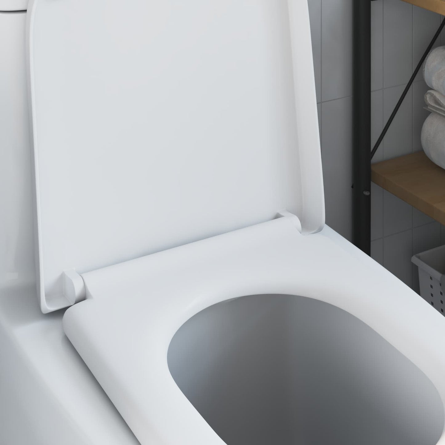 Sedile del WC Bianco 49 x 36 x 4 cm Duroplast | homemem39