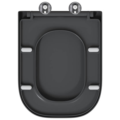 Sedile del WC Antracite 47,5 x 35 x 3,6 cm Duroplast
