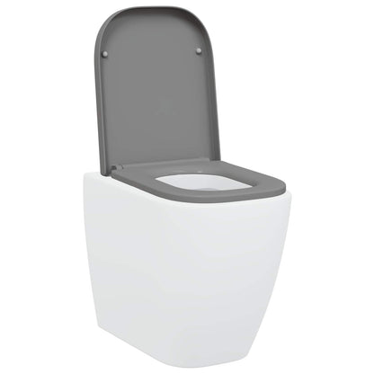 Sedile del WC Grigio 47,5 x 35 x 3,6 cm Duroplast | homemem39