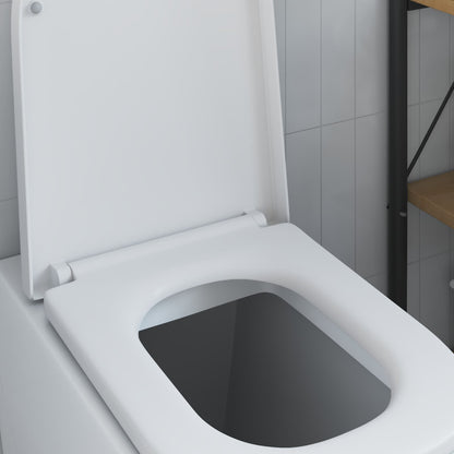 Sedile del WC Bianco 47,5 x 35 x 3,6 cm Duroplast