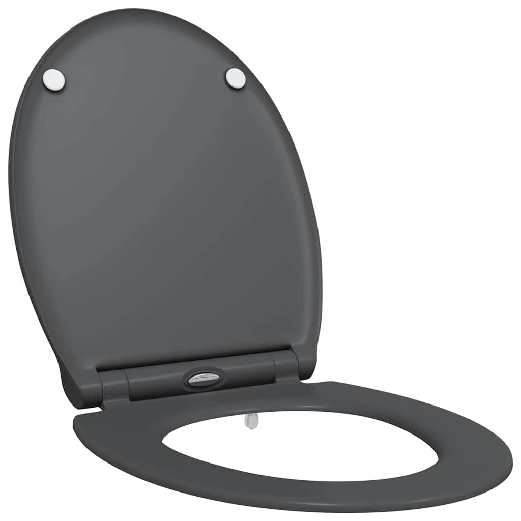 Sedile del WC con rilascio rapido Antracite
