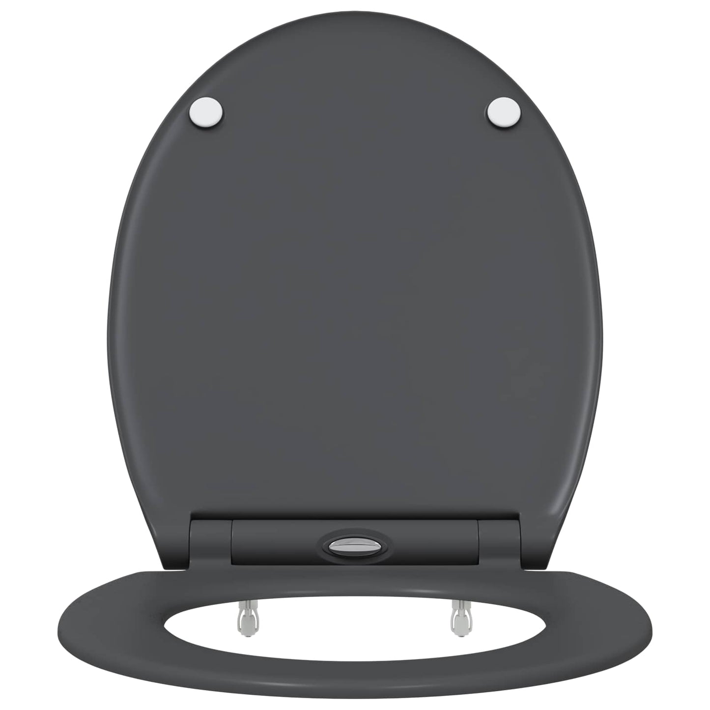 Sedile del WC Antracite 47 x 37,5 x 3,8 cm Duroplast