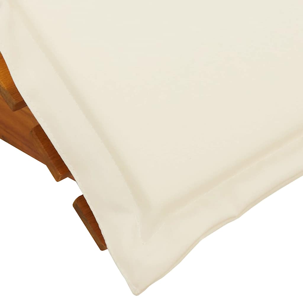 Lettino da sole con cuscino 2 pcs Marrone 60 x 154 x 74cm