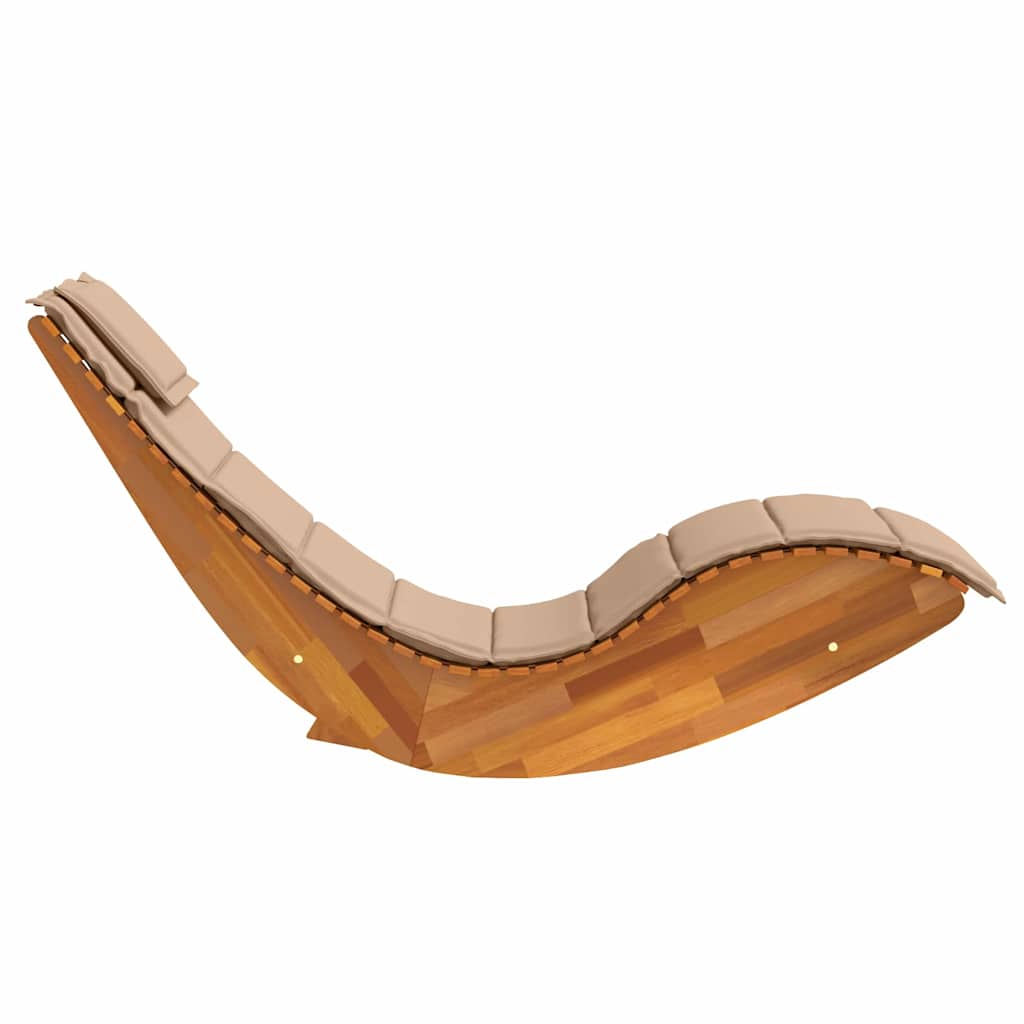 Lettino da sole 2 pcs Marrone Legno di Acacia Massello | homemem39
