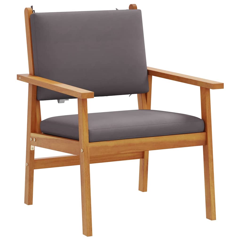 Set Divano da Giardino con cuscino 4 pcs Marrone 75 x 45 x 38cm