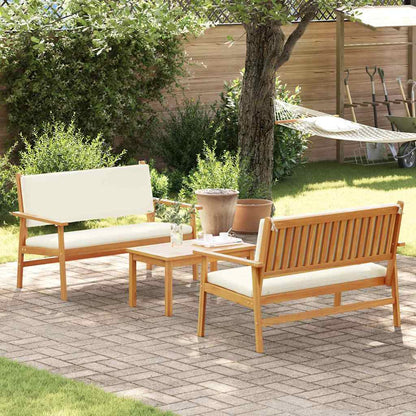Set Divano da Giardino 3 pcs Marrone 120 x 65,5 x 79 cm | homemem39