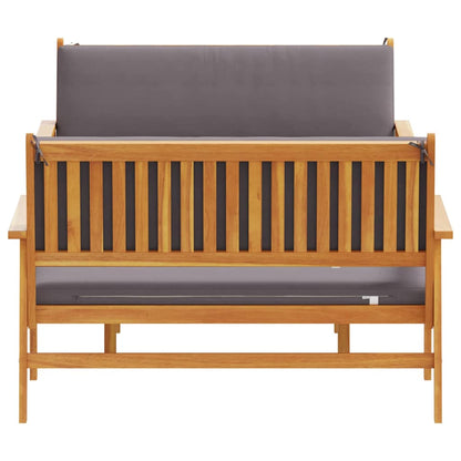Set Divano da Giardino con cuscino 3 pcs Marrone 75 x 45 x 38cm