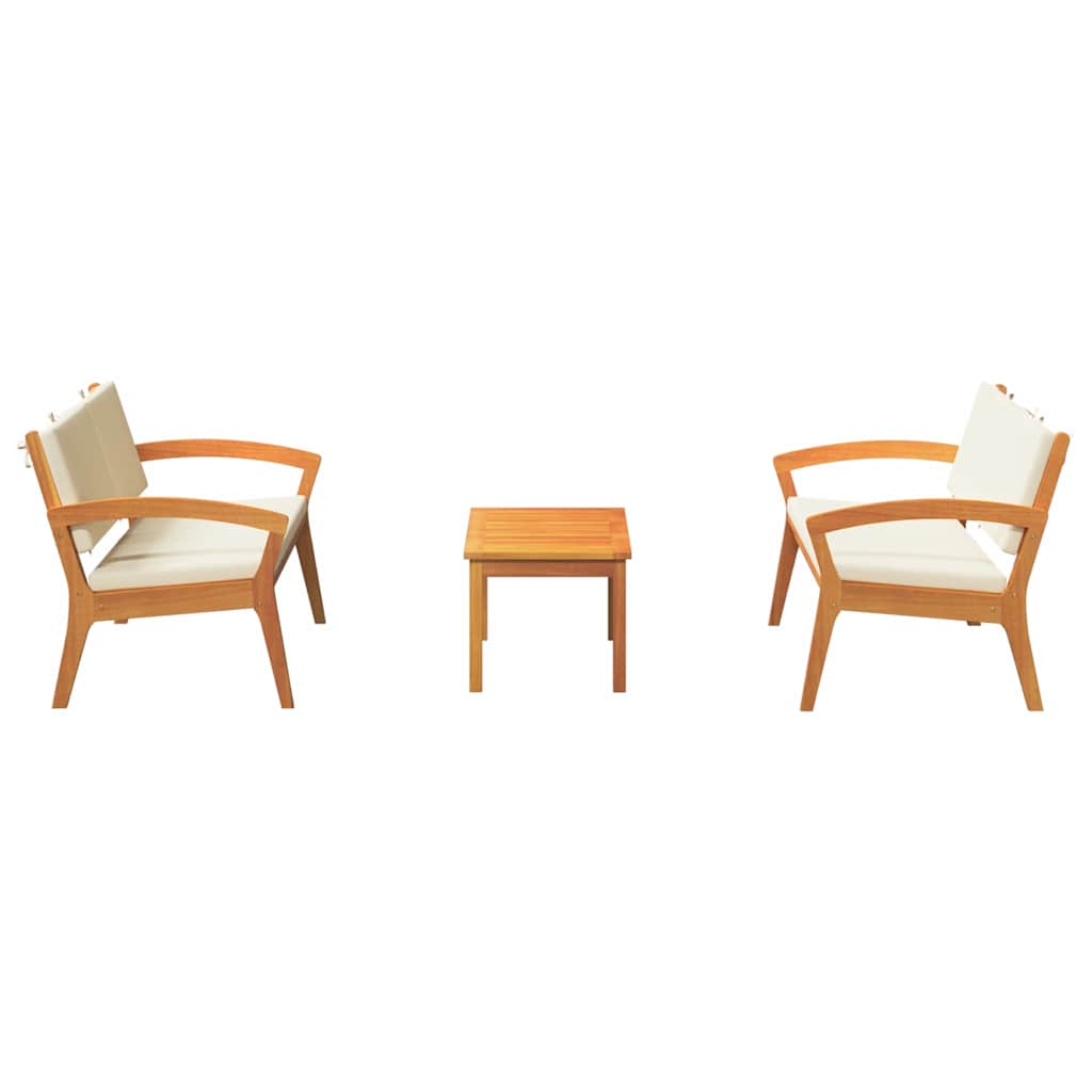 Set bistrot 3 pcs Marrone 75 x 45 x 38cm