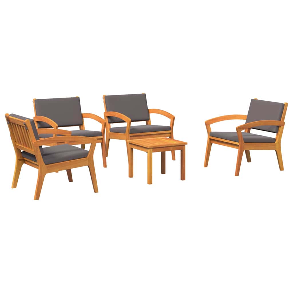 Set bistrot 5 pcs Marrone 45 x 45 x 38cm