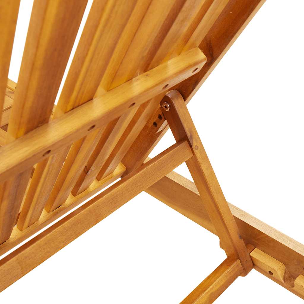 Lettini Prendisole 2pz in Legno Massello di Acacia - homemem39