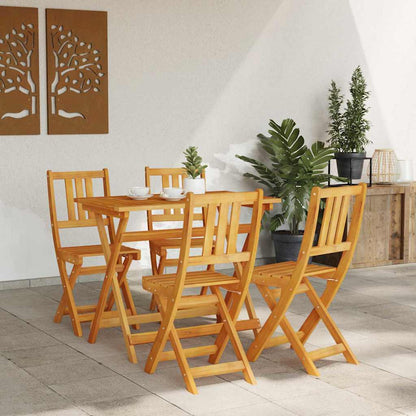 Sedia da Giardino 4 pcs Marrone 36 x 46 x 86cm