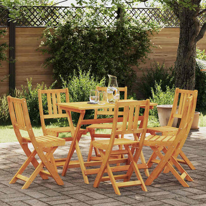 Sedia da Giardino 6 pcs Marrone 36 x 46 x 86cm