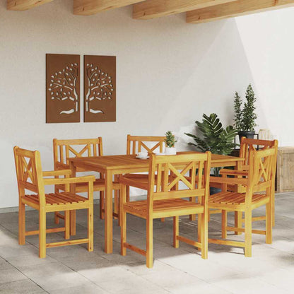 Sedia da Giardino 6 pcs Marrone 56 x 56 x 90 cm