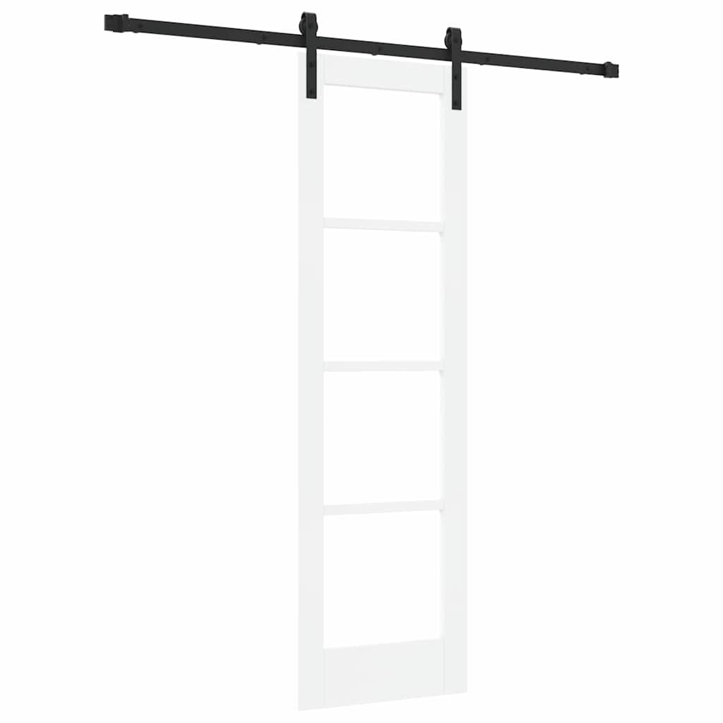 Porta scorrevole ORKDAL Bianco e Nero 61 x 198,5 cm | homemem39