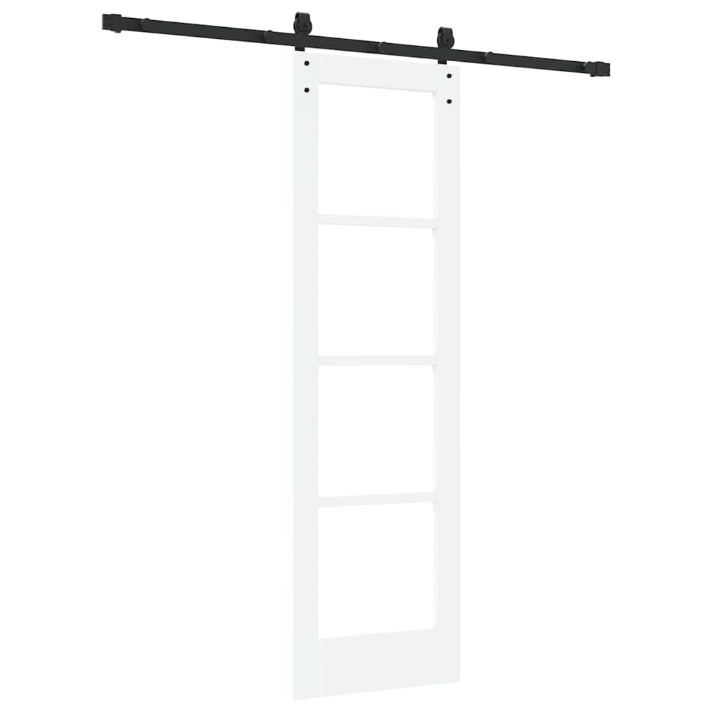 Porta scorrevole ORKDAL Bianco e Nero 61 x 198,5 cm | homemem39