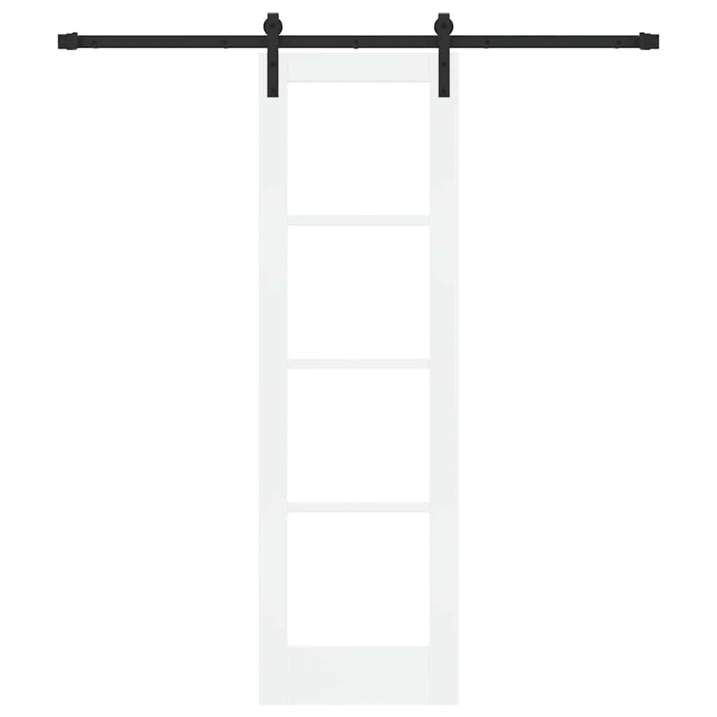 Porta scorrevole ORKDAL Bianco e Nero 61 x 198,5 cm | homemem39