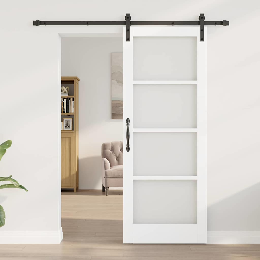 Porta Interna ORKDAL Bianco 78 x 202 cm Pino massello