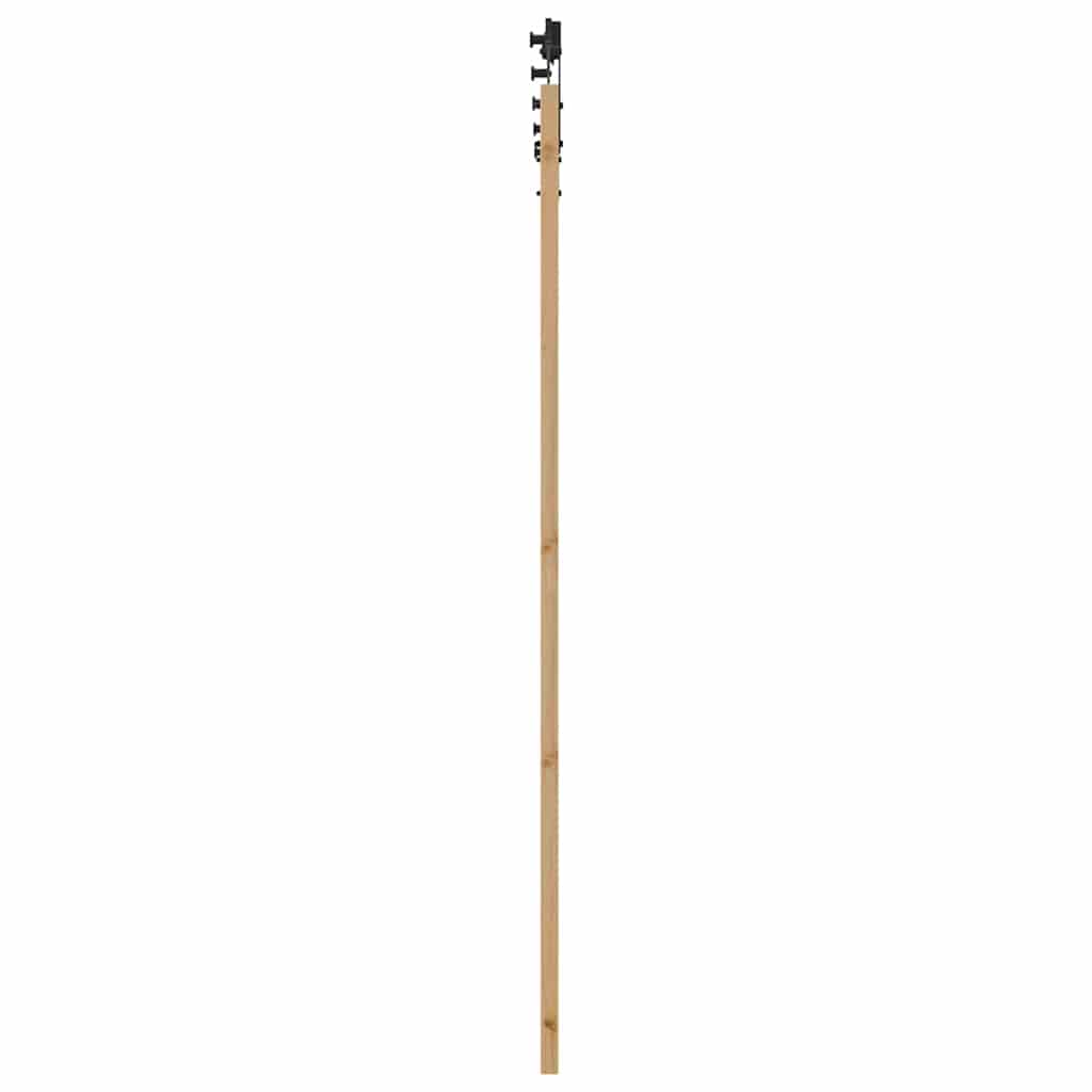 Porta scorrevole ORKDAL Naturale e Nero 93 x 211 cm | homemem39