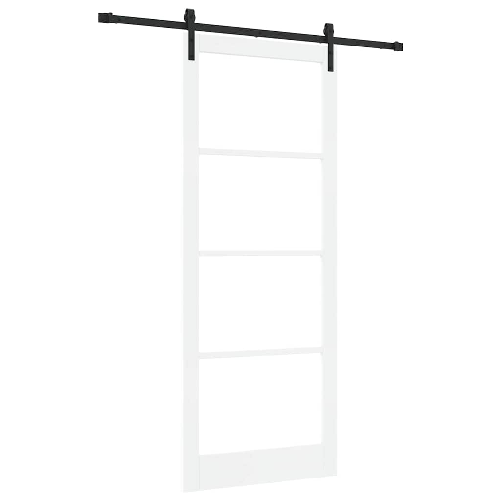 Porta scorrevole ORKDAL Bianco e Nero 93 x 232 cm | homemem39