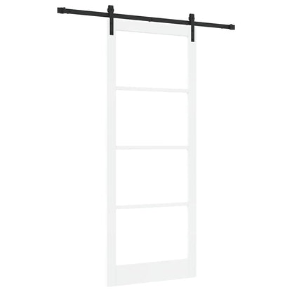 Porta scorrevole ORKDAL Bianco e Nero 93 x 232 cm | homemem39